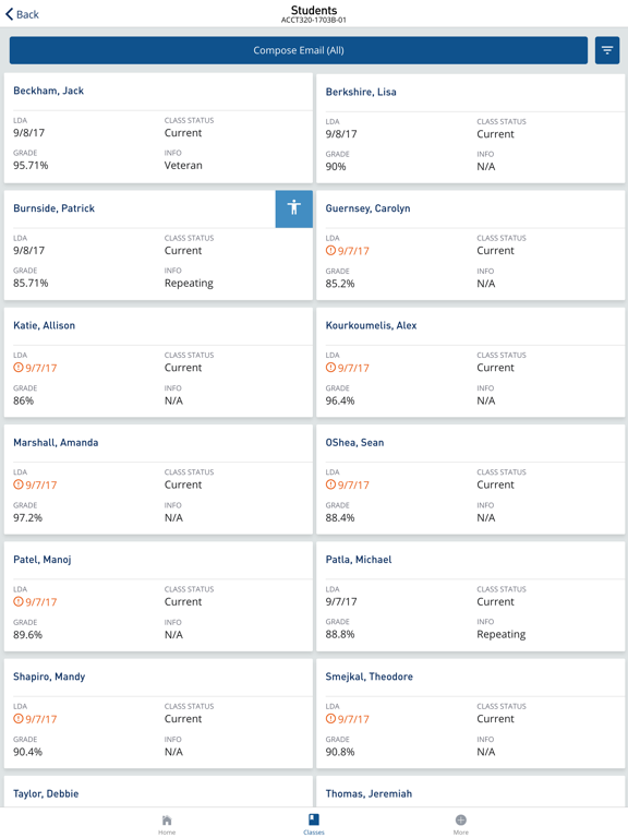 AIU Faculty iPad screenshot