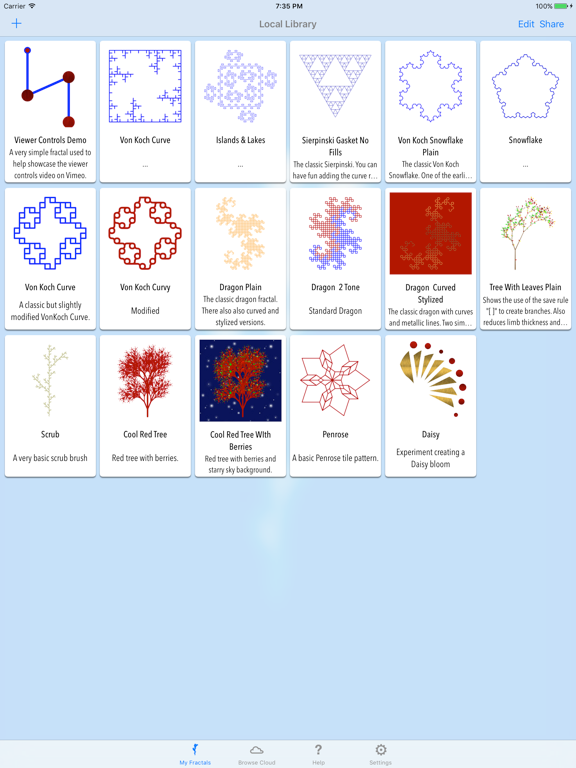 Screenshot #5 pour FractalScapes Fractal Designer