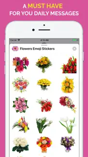 How to cancel & delete flowers emoji stickers 4