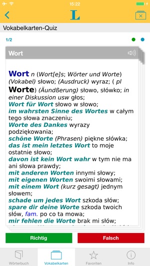 Polnisch Deutsch Wörterbuch(圖3)-速報App