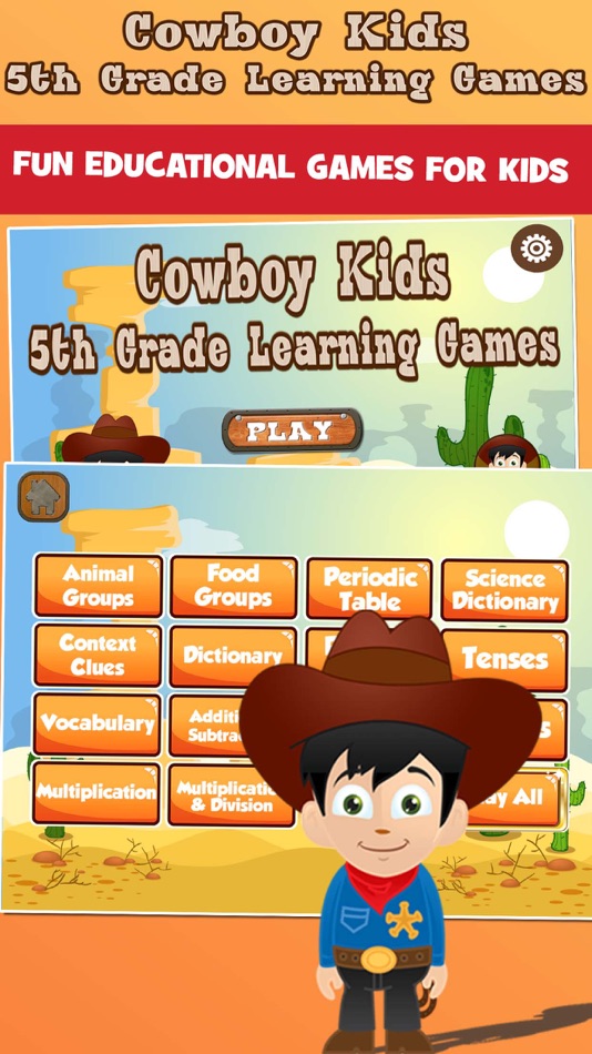 Cowboy 5th Grade Games - 2.65 - (iOS)