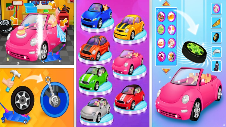 Super car wash game & mechanic screenshot-1