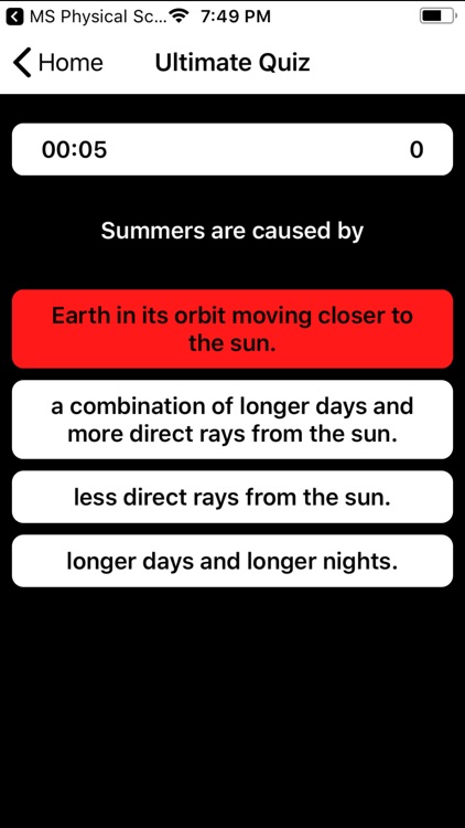 MS Earth Science Prep