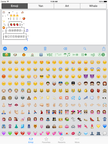 Screenshot #4 pour Emoji & Icons Keyboard HD