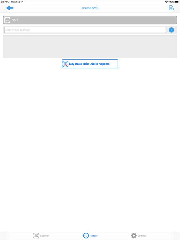 QR 2020 iPad screenshot 10 - Utilities app