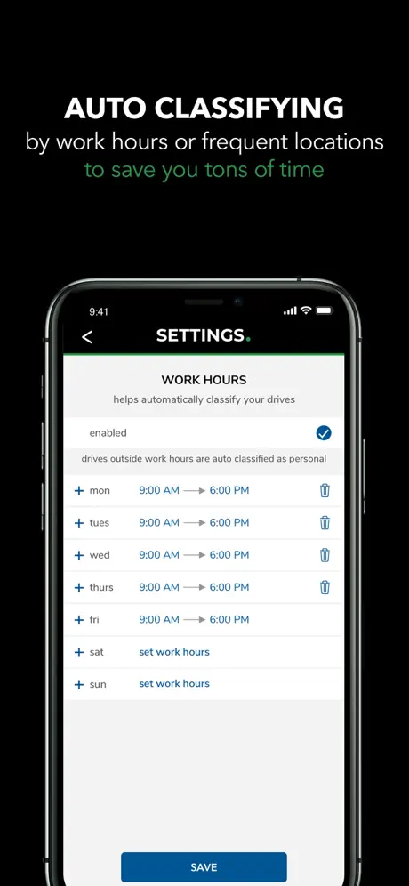 Mileage tracker by Milo