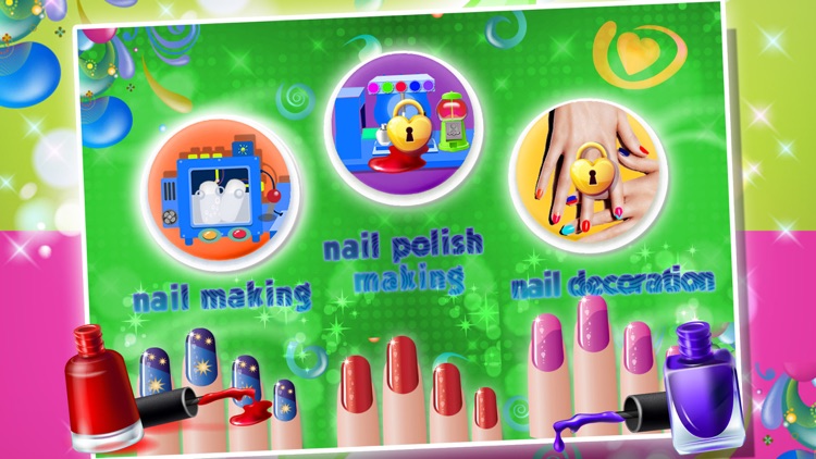 Nail art makeup factory - fun