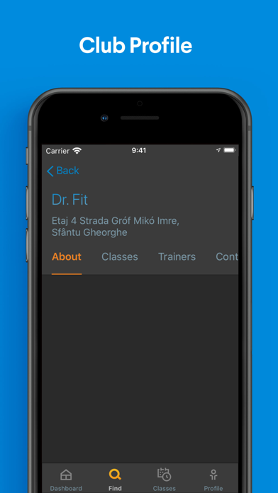 Dr. Fit App Screenshot