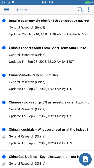 FactSet RMS Screenshot
