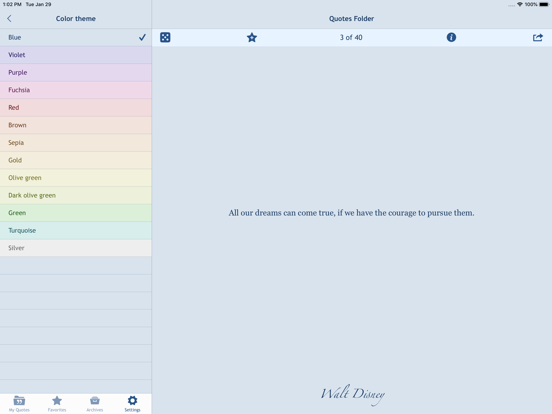 Quotes Folder (Premium) iPad app afbeelding 3