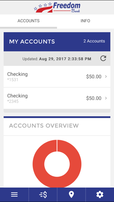 Freedom Bank WV Screenshot
