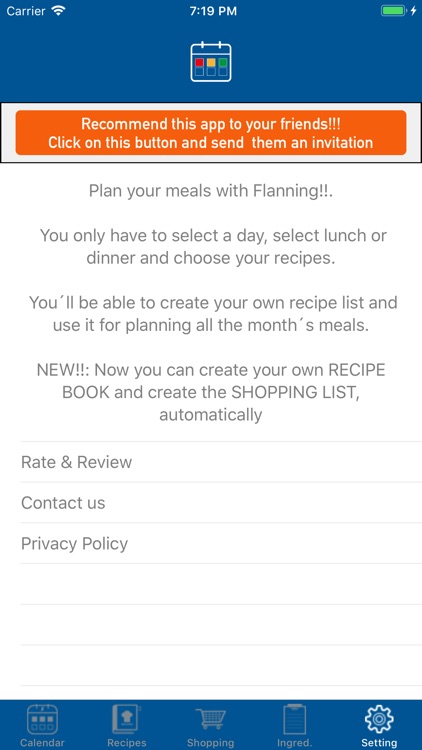 Flanning plan your meals screenshot-9