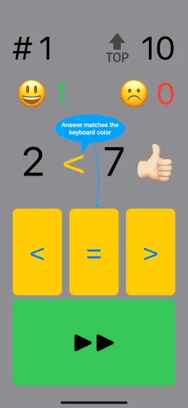 Game screenshot My First Math Compare Numbers apk