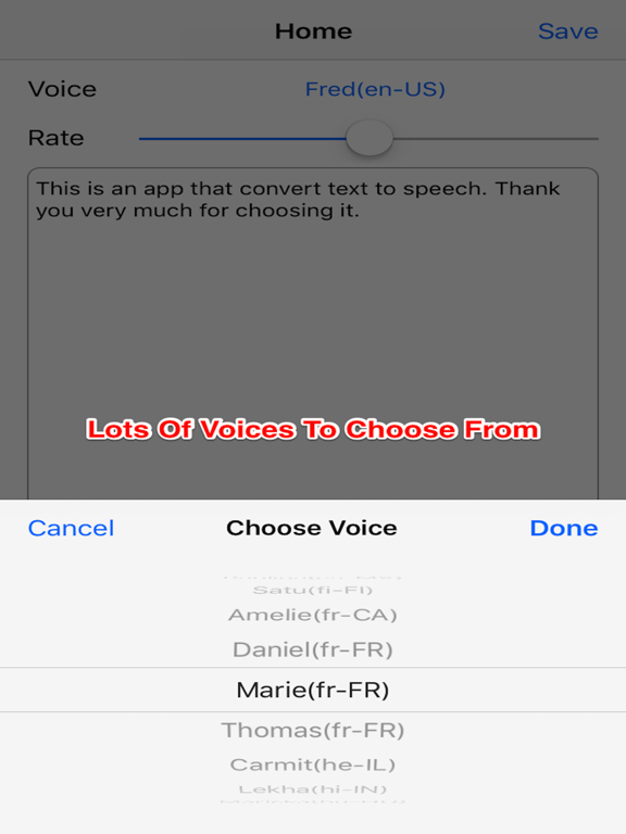 Screenshot #5 pour Text To Speech Sound Converter