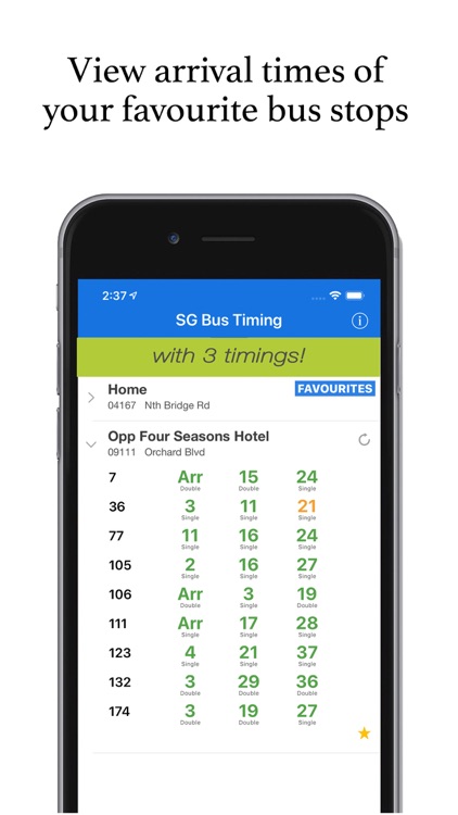 SG Bus Timing App screenshot-4