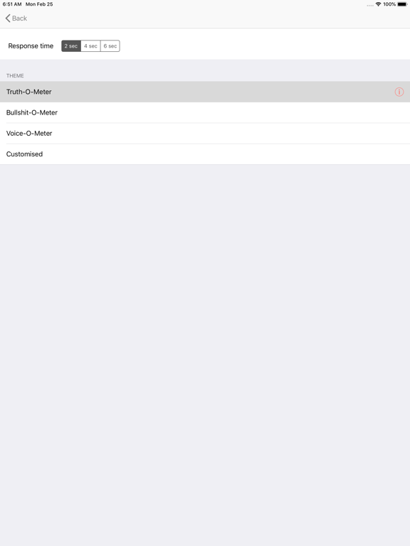 Screenshot #5 pour Truth-O-Meter