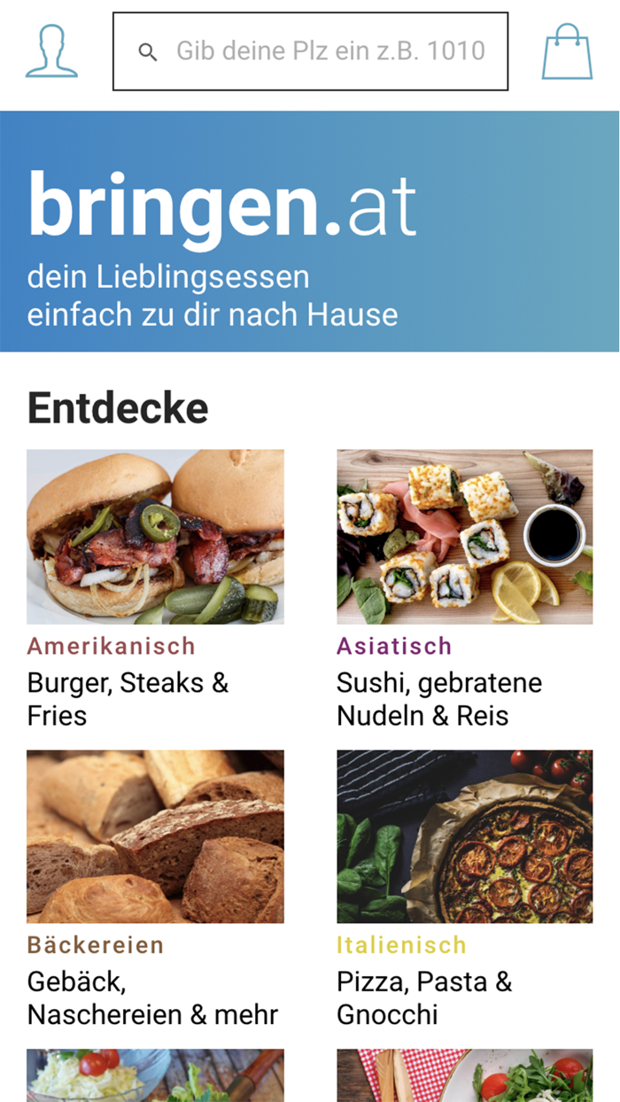 Bringen.at - Essen bestellen