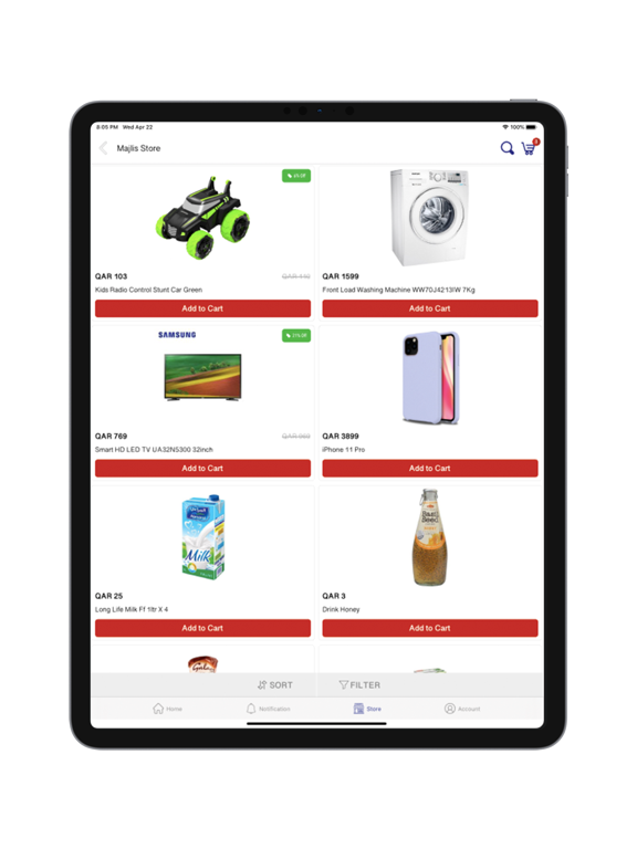 Majlis Supermarket iPad screenshot