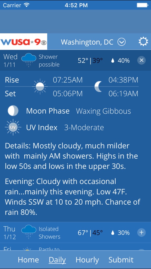 【图】WUSA 9 WEATHER(截图2) 【图】WUSA 9 WEATHER(截图2)