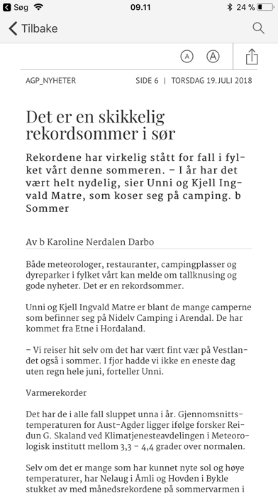 Agderposten eAvis screenshot 3