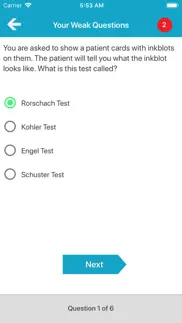 psychiatry exam questions iphone screenshot 4