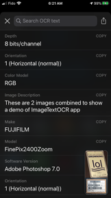 Image Text OCR Photo Scanner screenshot