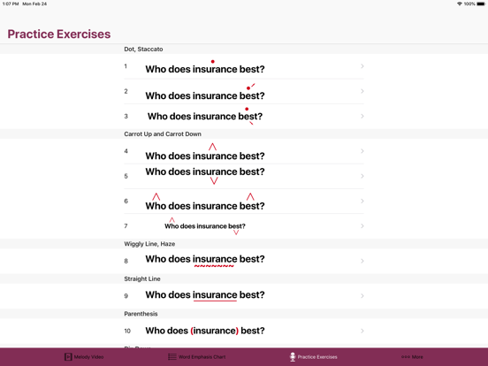Adding Melody To Your Voice iPad screenshot 4 - Business app