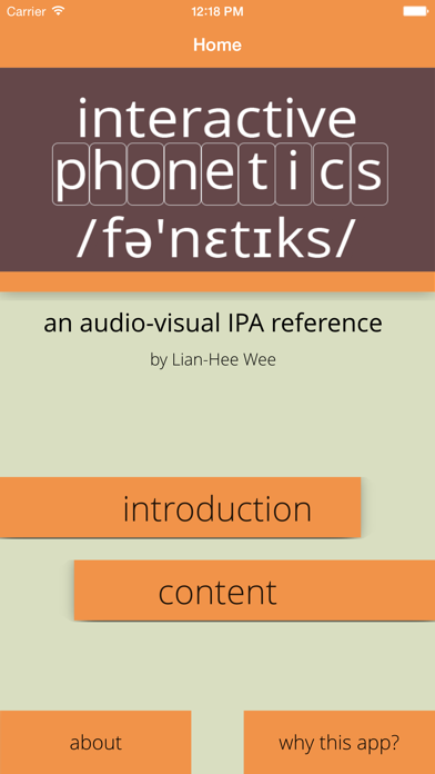 AV Phonetics Screenshot