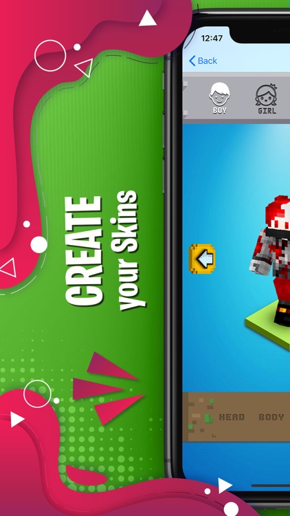 Create Skins Craft Earth 3D