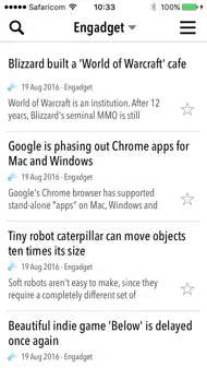 NewsBar RSS Reader iphone resimleri 1