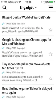 newsbar rss reader iphone screenshot 1