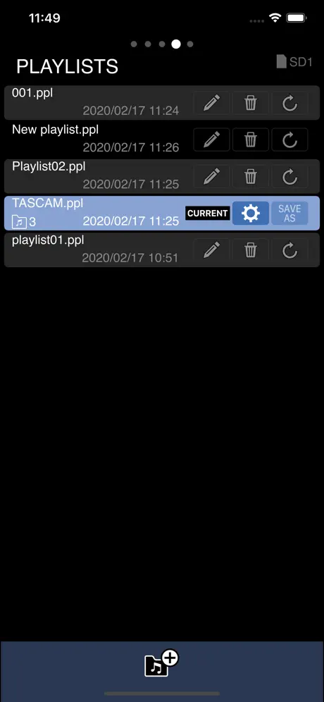 TASCAM SS250 CONTROL