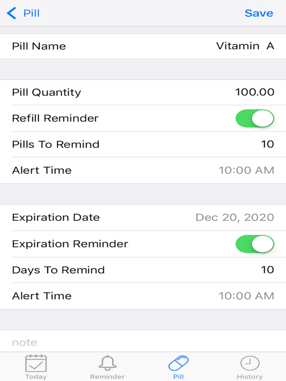Screenshot #4 for Daily Med Pill Reminder Alarm