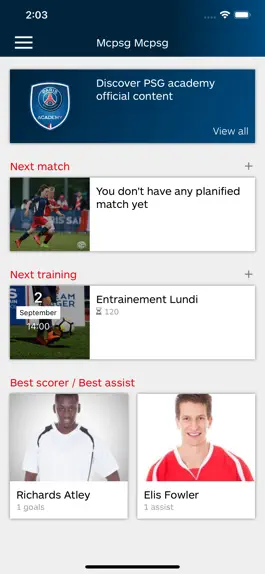 Game screenshot PSG Academy X My Coach mod apk