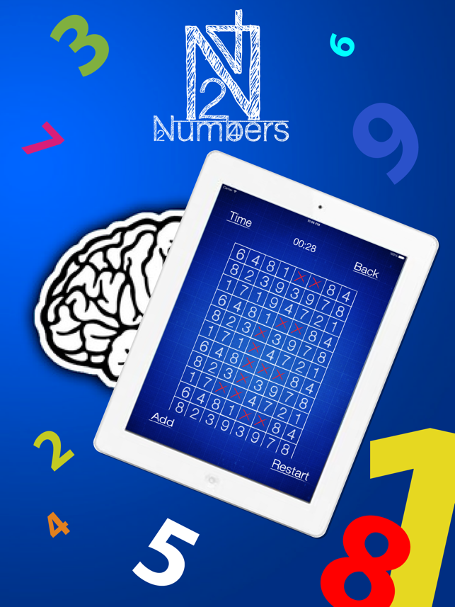 ‎Numbers puzzle - School game Screenshot