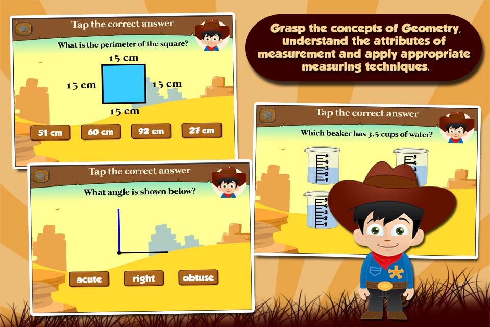 Cowboy Kid Third Grade Games screenshot 3