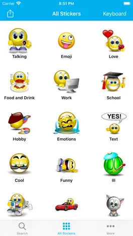 Game screenshot Emojis 3D - Animated Sticker apk