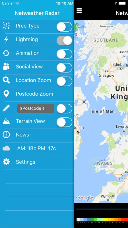 Netweather Radar screenshot 3 of 3