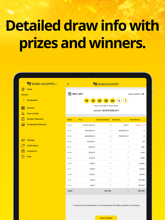Screenshot #5 pour Eurojackpot