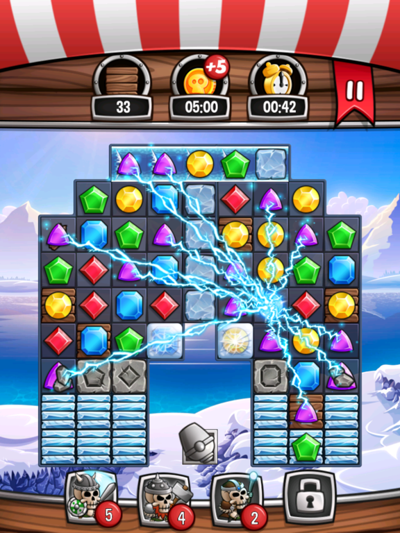 Screenshot #4 pour Jewel World : Skull Legends