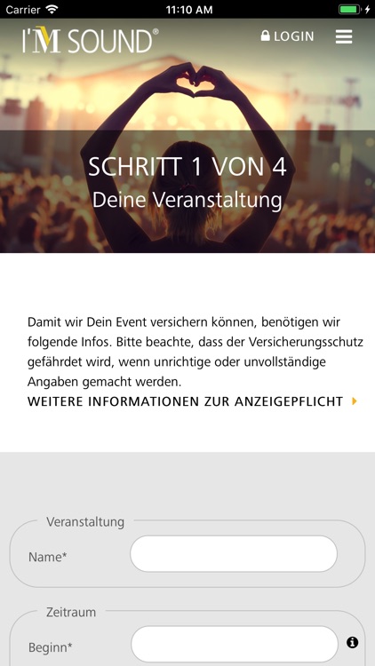 I’M SOUND Versicherung screenshot-4