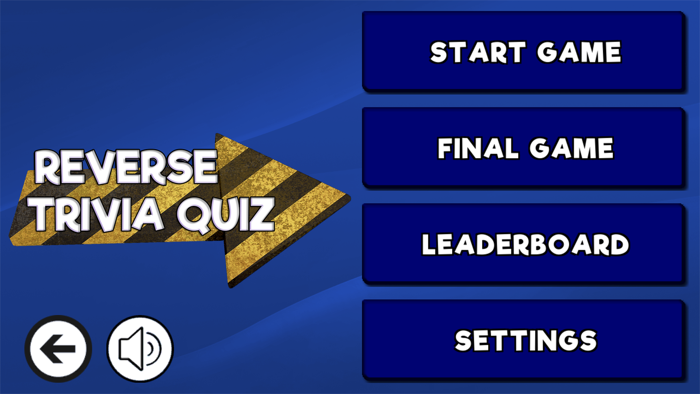 Trivia Game Reverse Quiz
