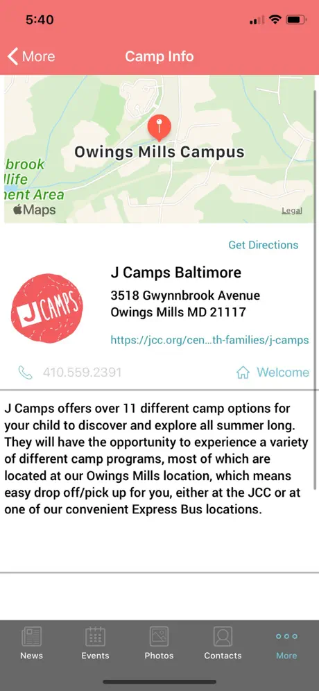 J Camps Baltimore