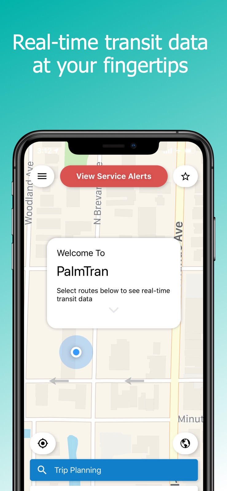 Palm Tran iphone screenshot 1