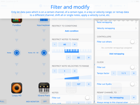 Midiflow iPad app afbeelding 3