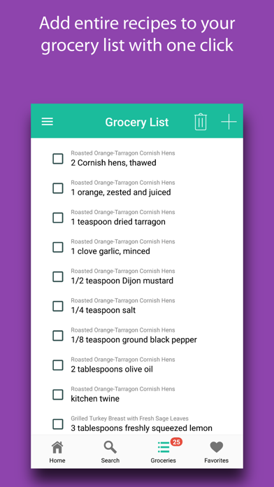 Thanksgiving Recipes & Meals Screenshot