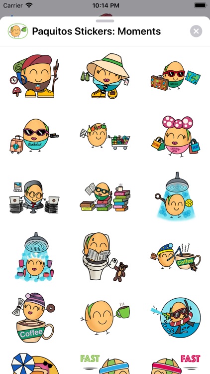Paquitos Stickers: Moments screenshot-4