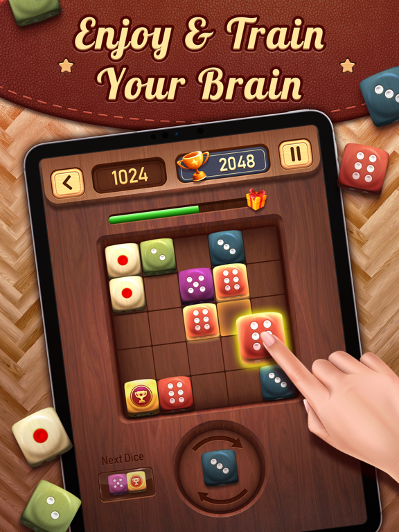 Merge Dice - Puzzle Game 5x5 iPad screenshot 5 - Games app