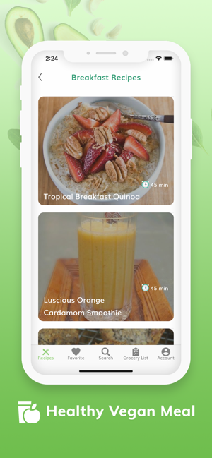 ‎Vegan Recipes - Plant Based Screenshot