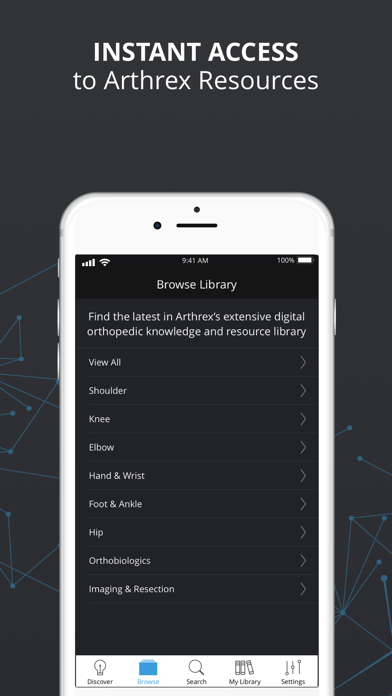 Arthrex Surgeon App Screenshot